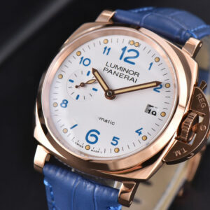 PAM756 Luminor Due VSF 42mm RG White Dial Leather Strap Asia XXXIV - Image 6