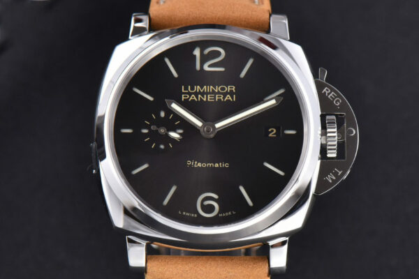PAM904 Luminor Due VSF 42mm Gray Dial Leather Strap Asia XXXIV