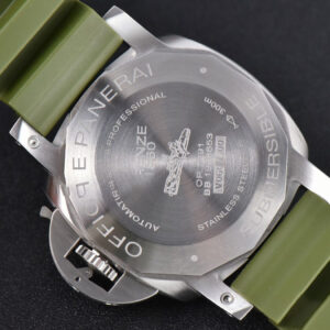 PAM1055 Luminor Verde Milit VSF 42mm Green Dial Rubber Strap P900 - Image 19