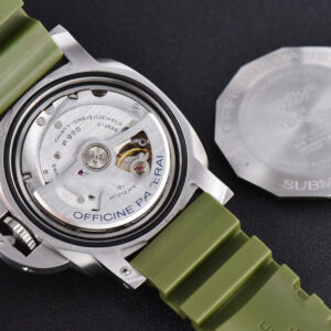 PAM1055 Luminor Verde Milit VSF 42mm Green Dial Rubber Strap P900 - Image 21