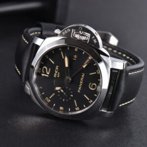 PAM531 “Q” Luminor GMT VSF 44mm Black Dial Leather Strap P9003 - Image 10
