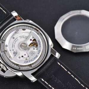 PAM531 “Q” Luminor GMT VSF 44mm Black Dial Leather Strap P9003 - Image 21