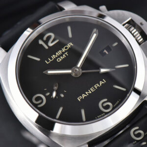 PAM320 Luminor Marina GMT VSF 44mm Black Dial Rubber Strap P9001 - Image 5