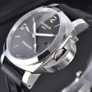 PAM320 Luminor Marina GMT VSF 44mm Black Dial Rubber Strap P9001 - Image 6