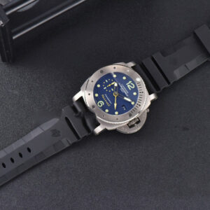 PAM719 Luminor Submersible 1950 GMT Mike Horn VSF 47mm Blue Dial Rubber Strap P9001 - Image 5
