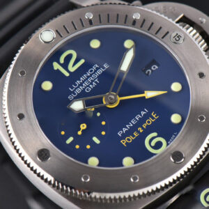 PAM719 Luminor Submersible 1950 GMT Mike Horn VSF 47mm Blue Dial Rubber Strap P9001 - Image 12