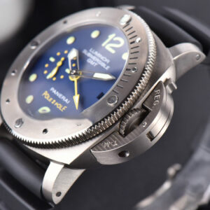 PAM719 Luminor Submersible 1950 GMT Mike Horn VSF 47mm Blue Dial Rubber Strap P9001 - Image 13