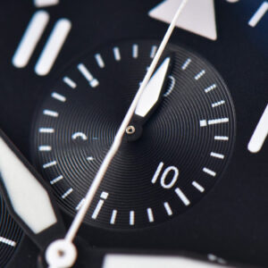 Pilot Chrono Spitfire IW377709 ZF 43MM Black Dial Black Leather Strap A7750 - Image 7