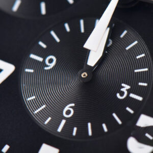 Pilot Chrono Spitfire IW377709 ZF 43MM Black Dial Black Leather Strap A7750 - Image 9