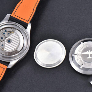 Pilot Chrono Spitfire IW377714 ZF 43MM Blue Dial Brown Leather Strap A7750 - Image 3