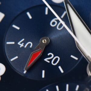 Pilot Chrono Spitfire IW377714 ZF 43MM Blue Dial Brown Leather Strap A7750 - Image 13