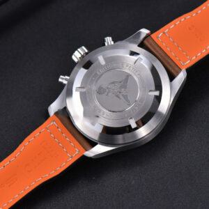 Pilot Chrono Spitfire IW377714 ZF 43MM Blue Dial Brown Leather Strap A7750 - Image 22