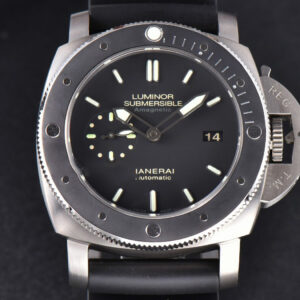 PAM389 Submersible AMagnetic VSF 47mm Black Dial Rubber Strap P9000