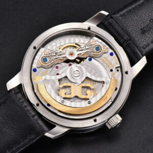 Panomatic Lunar 40mm APSF White Dial Black Leather Strap A23J - Image 29
