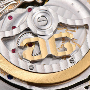 Panomatic Lunar 40mm APSF White Dial Black Leather Strap A23J - Image 30