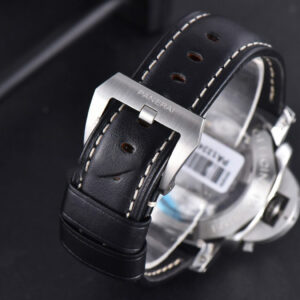 PAM498 Luminor Marina VSF 44mm Black Dial Leather Strap P9000 - Image 14