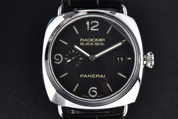 PAM388 Radiomir VSF 45mm Black Dial Leather Strap P9000