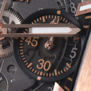 Square Bang Unico 42mm BBF RG Skeleton Dial Rubber Strap A1280 - Image 3