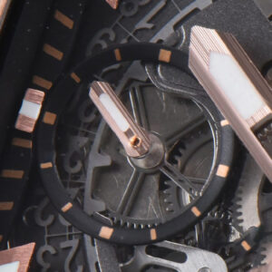 Square Bang Unico 42mm BBF RG Skeleton Dial Rubber Strap A1280 - Image 4