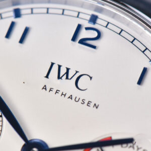 Portuguese Real PR IW500107 ZF 42MM White Dial Blue Marker Blue Leather Strap A51011 - Image 5