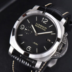 PAM312 Luminor 1950 3 Days VSF 44mm Black Dial Leather Strap P9000 - Image 21