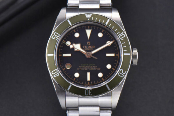 Black Bay “Green” Exclusive to Harrods 41MM ZF SS Bracelet A2824