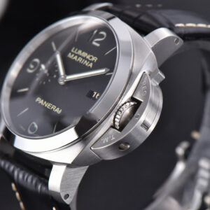 PAM312 Luminor 1950 3 Days VSF 44mm Black Dial Leather Strap P9000 - Image 27