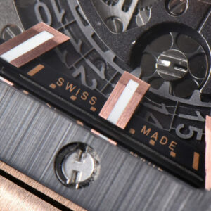 Square Bang Unico 42mm BBF RG Ceramic Skeleton Dial Rubber Strap A1280 - Image 20