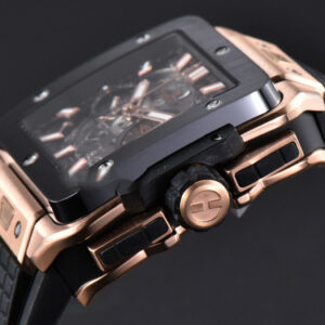 Square Bang Unico 42mm BBF RG Ceramic Skeleton Dial Rubber Strap A1280 - Image 22