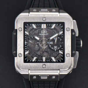 Square Bang Unico 42mm BBF Titanium Skeleton Dial Rubber Strap A1280