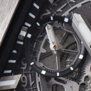 Square Bang Unico 42mm BBF Titanium Skeleton Dial Rubber Strap A1280 - Image 4