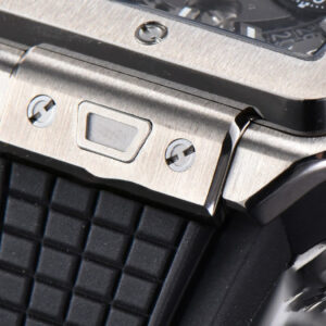 Square Bang Unico 42mm BBF Titanium Skeleton Dial Rubber Strap A1280 - Image 7