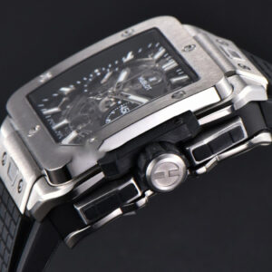 Square Bang Unico 42mm BBF Titanium Skeleton Dial Rubber Strap A1280 - Image 8