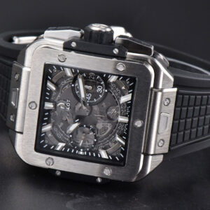 Square Bang Unico 42mm BBF Titanium Skeleton Dial Rubber Strap A1280 - Image 10