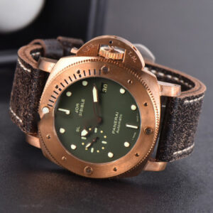 PAM382 Bronzo Submersible VSF 47mm Green Dial Leather Strap P9000 - Image 17