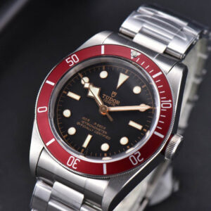 Heritage 2016 Black Bay Shield Red 41MM ZF SS Bracelet A2824 - Image 5