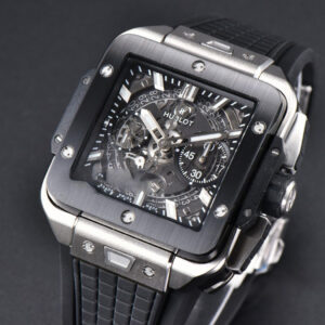 Square Bang Unico 42mm BBF Ceramic Skeleton Dial Rubber Strap A1280 - Image 13