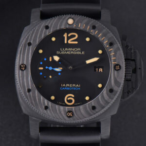 PAM616 Carbotech VSF 47mm Best Edition on Blue Logo Black Rubber Strap P.9000 Super Clone V3