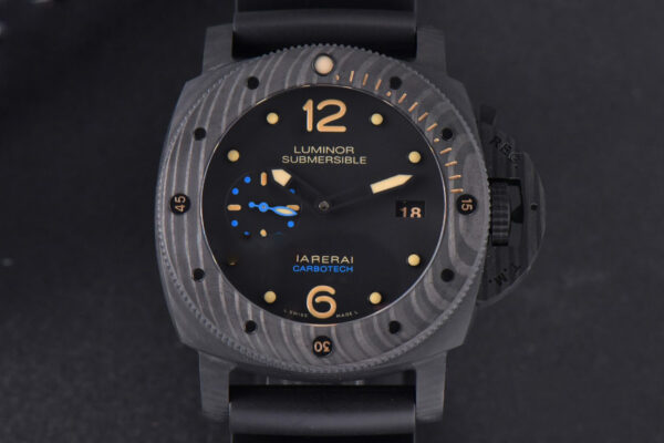 PAM616 Carbotech VSF 47mm Best Edition on Blue Logo Black Rubber Strap P.9000 Super Clone V3