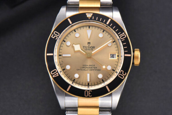 Heritage Black Bay S&G 41MM ZF YG Dial YG/SS Bracelet A2824