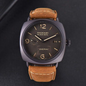 PAM505 Radiomir Black Seal VSF 45mm Brown Dial Leather Strap P9000 - Image 6