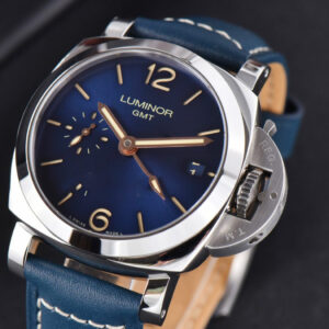 PAM688 Luminor Submersible VSF 42mm 1950 3 Days Blue DIal Leather Strap P9001 - Image 2