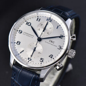 Portugieser Chrono IW371446 ZF 41MM White Dial Blue Strap Cal69355 - Image 3