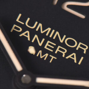 PAM441 Luminor 1950 GMT Ceramic VSF 44mm 3 Days Black DIal Leather Strap P9001 - Image 10