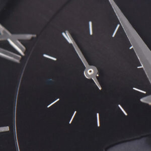 De Ville Hour Vision VSF 41mm Black Dial Roma Marker Leather Strap A8500 - Image 4
