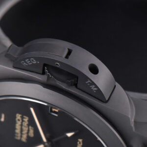 PAM441 Luminor 1950 GMT Ceramic VSF 44mm 3 Days Black DIal Leather Strap P9001 - Image 15