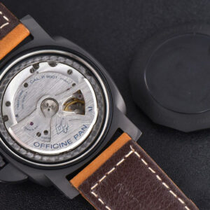 PAM441 Luminor 1950 GMT Ceramic VSF 44mm 3 Days Black DIal Leather Strap P9001 - Image 26