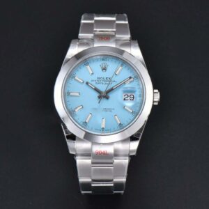 Oyster Perpetual 126300 GMF 41MM 904L Smooth Bezel Tiffany Blue Ballon Dial SS Bracelet VR3230 - Image 38