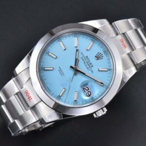 Oyster Perpetual 126300 GMF 41MM 904L Smooth Bezel Tiffany Blue Ballon Dial SS Bracelet VR3230 - Image 37