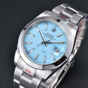 Oyster Perpetual 126300 GMF 41MM 904L Smooth Bezel Tiffany Blue Ballon Dial SS Bracelet VR3230 - Image 36